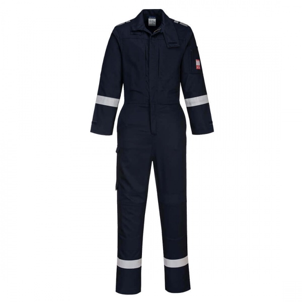 Portwest FR502 - Bizflame Plus Lightweight Stretch Panelled Coverall 210g